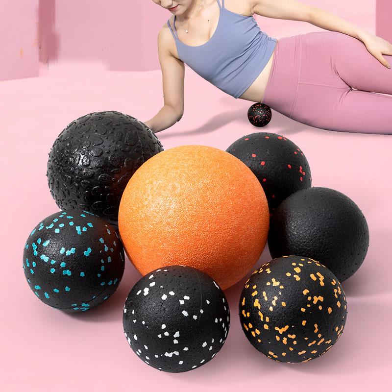 Home Gym Furniture - Ep ลูกบอลสำหรับออกกำลังกาย, ลูกบอลลาครอสคู่ลูกบอลนวดการเคลื่อนไหวสำหรับนวดกล้ามเนื้อผ่อนคลายกล้ามเนื้อส่วนลึกโยคะใช้ในบ้าน