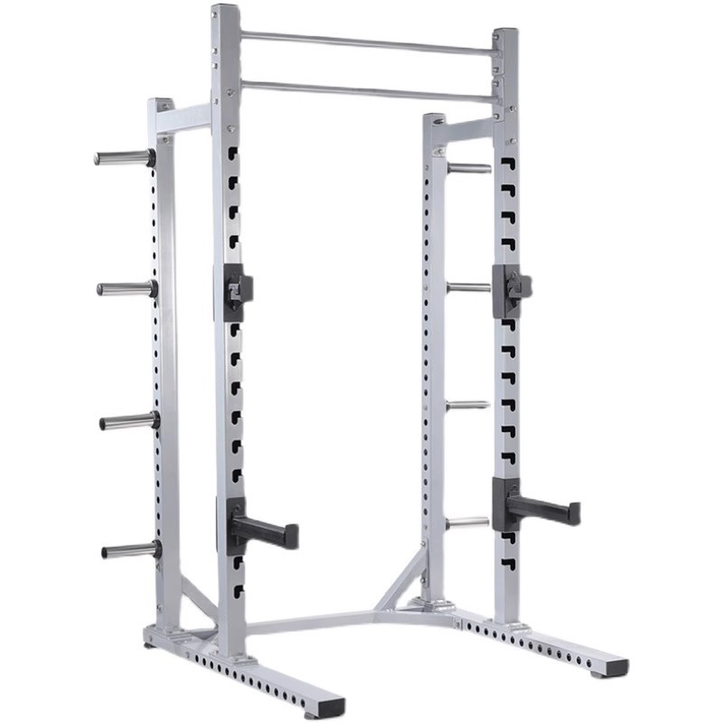 Squat Rack Power - อุปกรณ์ออกกำลังกายแบบปรับแต่งได้ แท่นยกน้ำหนักอเนกประสงค์ แท่นสควอทสำหรับฟิตเนส 1