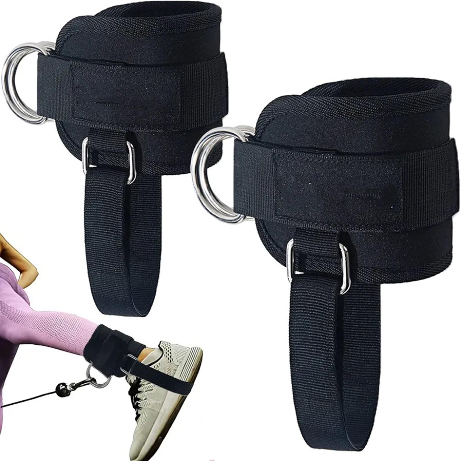 Home Gym Leg - สายรัดข้อเท้าสำหรับเครื่องออกกำลังกายแบบสายเคเบิล สายรัดข้อเท้าปรับระดับได้ อุปกรณ์เสริมสำหรับเครื่องออกกำลังกายที่บ้าน สายรัดข้อเท้าสำหรับออกกำลังกายในร่ม