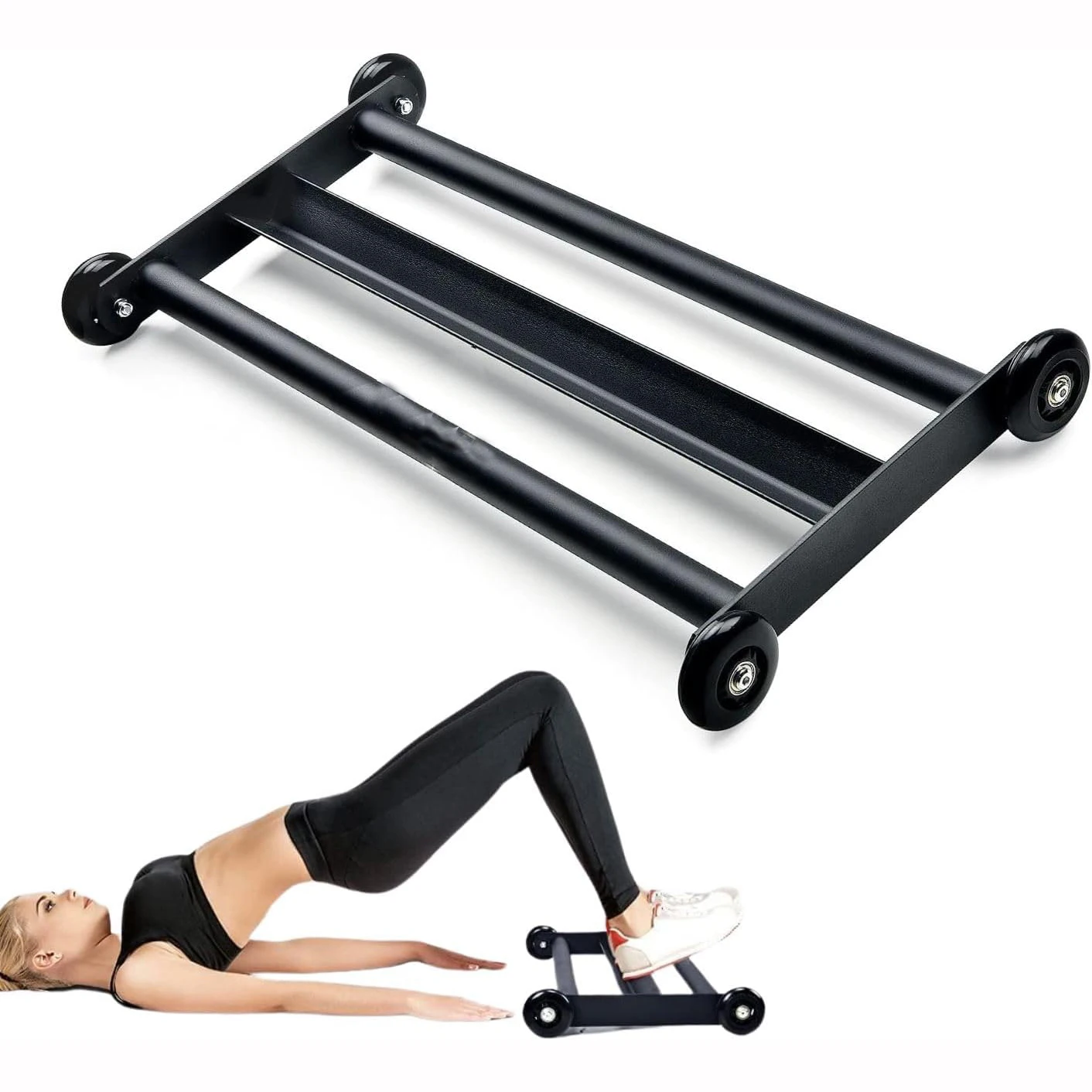 Home Gym Hamstring Exercises - เครื่องออกกำลังกายแบบกลไกสำหรับฟิตเนสที่บ้าน เสริมสร้างกล้ามเนื้อก้น ขา และหน้าท้อง อุปกรณ์ฝึกกล้ามเนื้อขาและหน้าท้อง