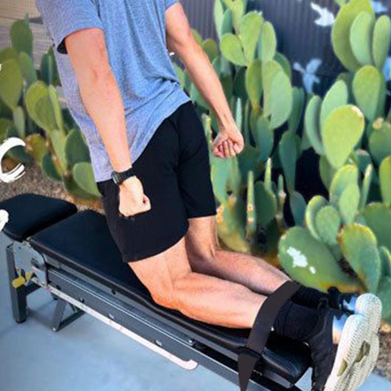 Home Gym Hamstring Exercises - สายรัดเอ็นร้อยหวาย Curl สายรัดขาปรับได้แถบต้านทานอุปกรณ์ออกกําลังกายอุปกรณ์ออกกําลังกายที่บ้านสําหรับการฝึกความแข็งแกร่งและการบาดเจ็บ
