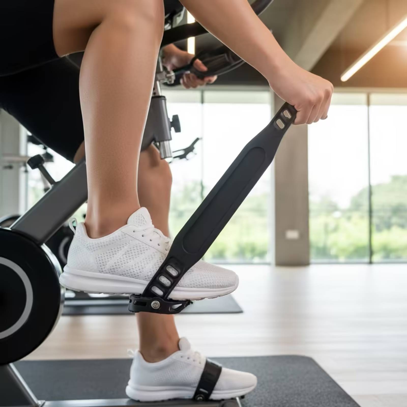 สายรัดสำหรับแป้นเหยียบจักรยานอ - Home Gym Installation บทวิจารณ์และราคา