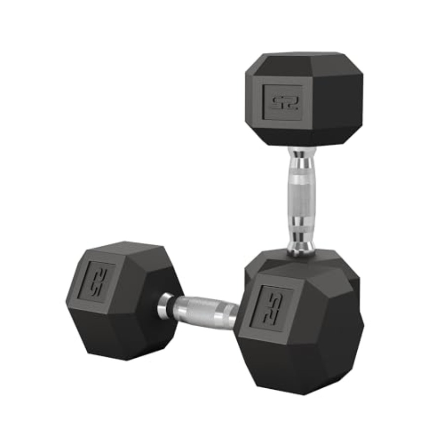 ชุดดัมเบลหกเหลี่ยม 5-50 ปอนด์  - Hex Dumbbell Set บทวิจารณ์และราคา