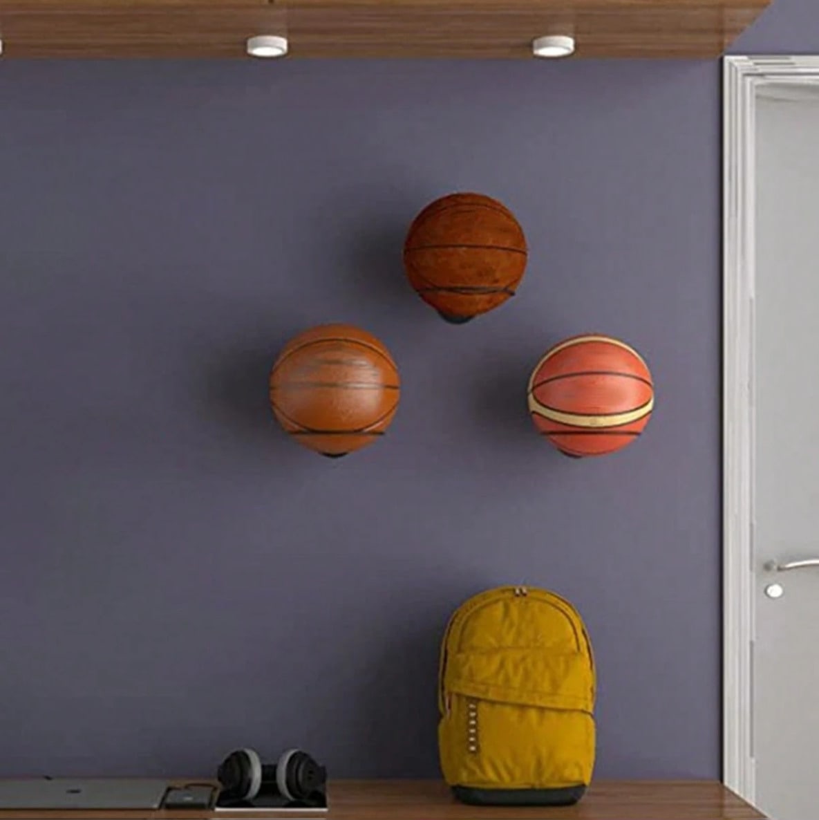 ขาตั้งโชว์ลูกบาสเก็ตบอลติดผนัง - Home Gym Furniture บทวิจารณ์และราคา