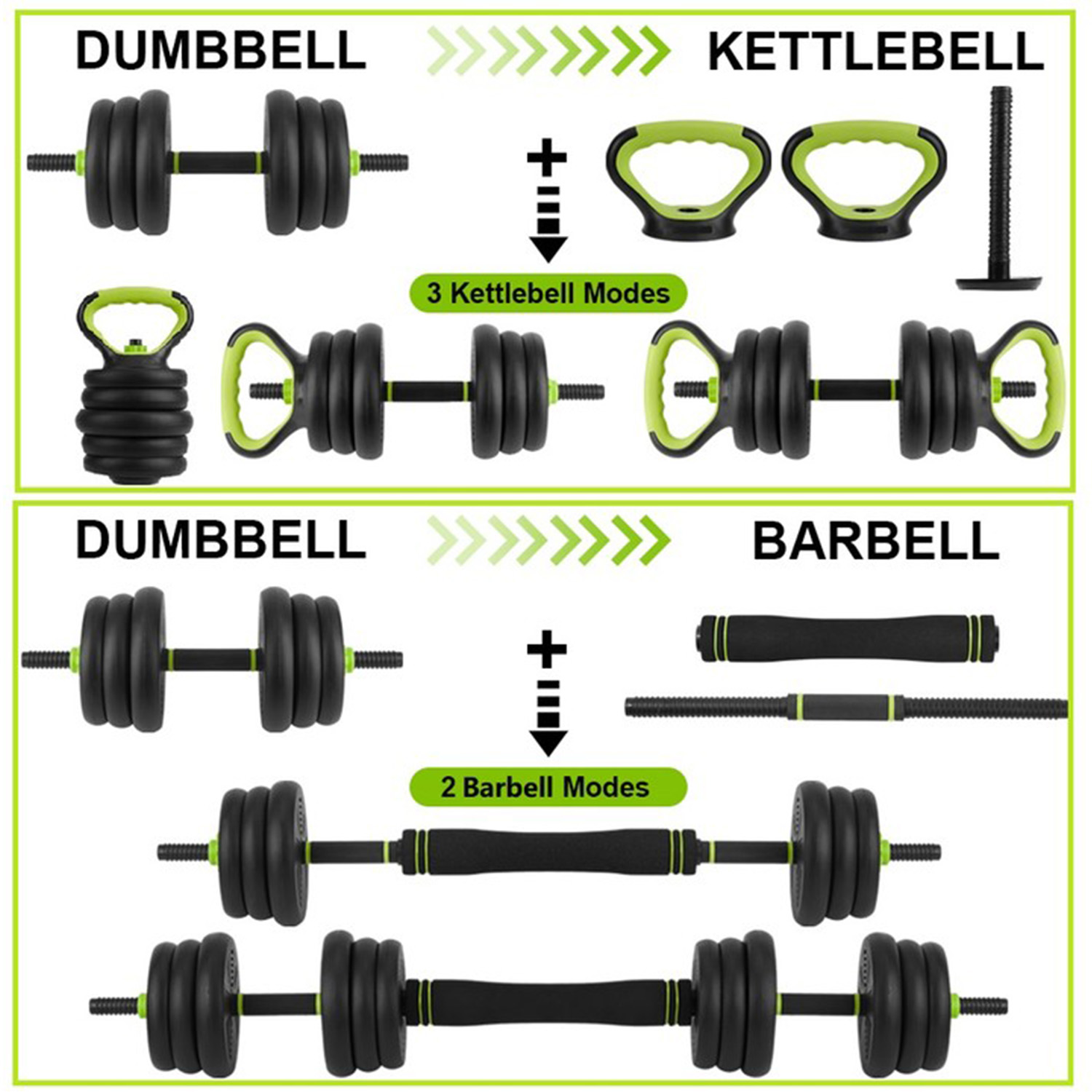 ชุดดัมเบลปรับน้ำหนักได้ 4 in 1 - Home Gym Furniture บทวิจารณ์และราคา