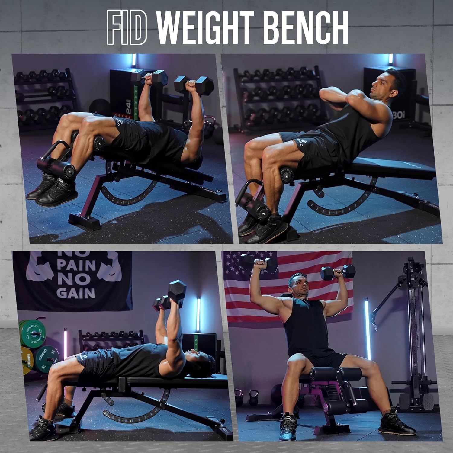 ม้านั่งยกน้ำหนักสำหรับยิมที่บ้ - Home Gym Leg บทวิจารณ์และราคา