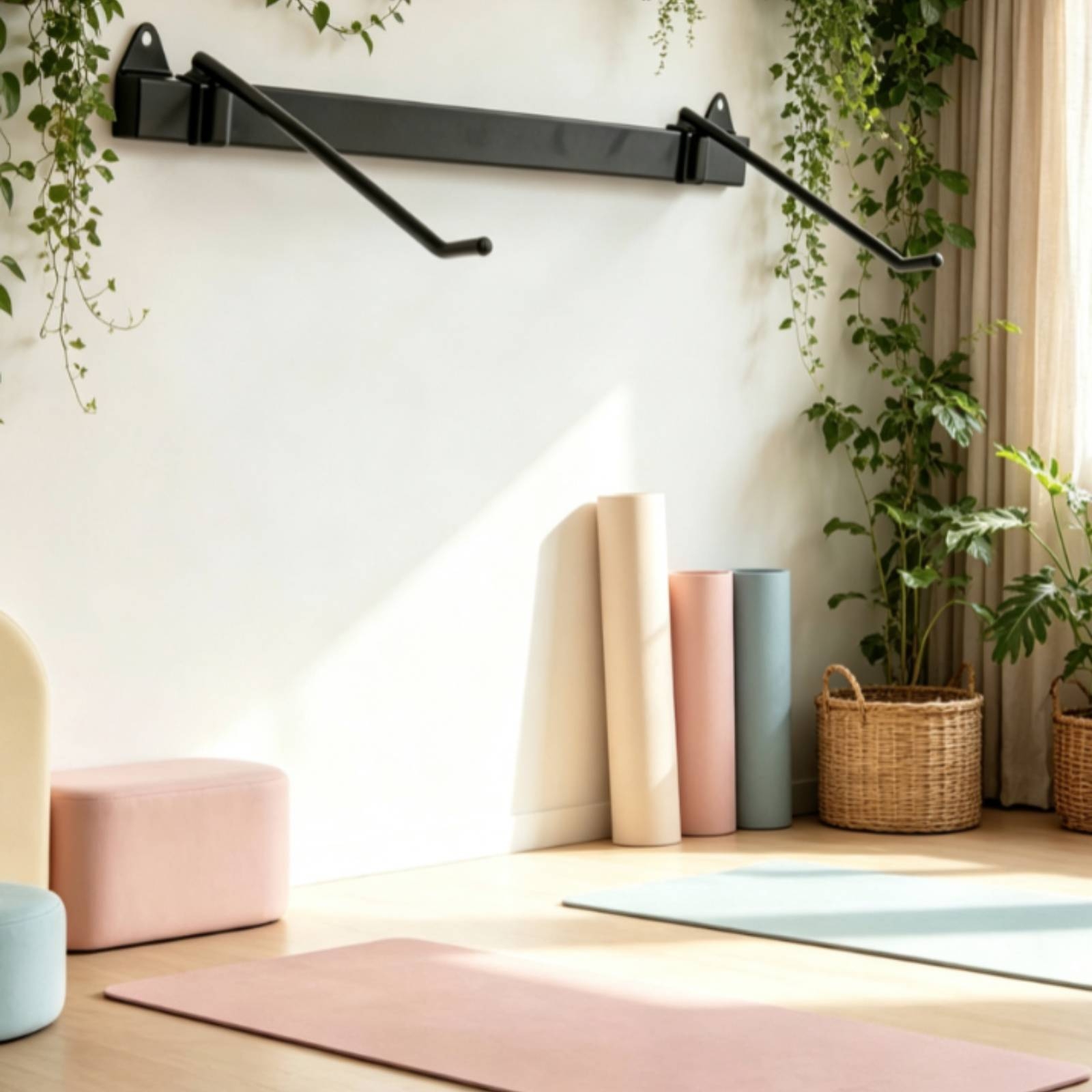 ชั้นวางเสื่อออกกำลังกาย ชั้นวา - Home Gym Installation บทวิจารณ์และราคา