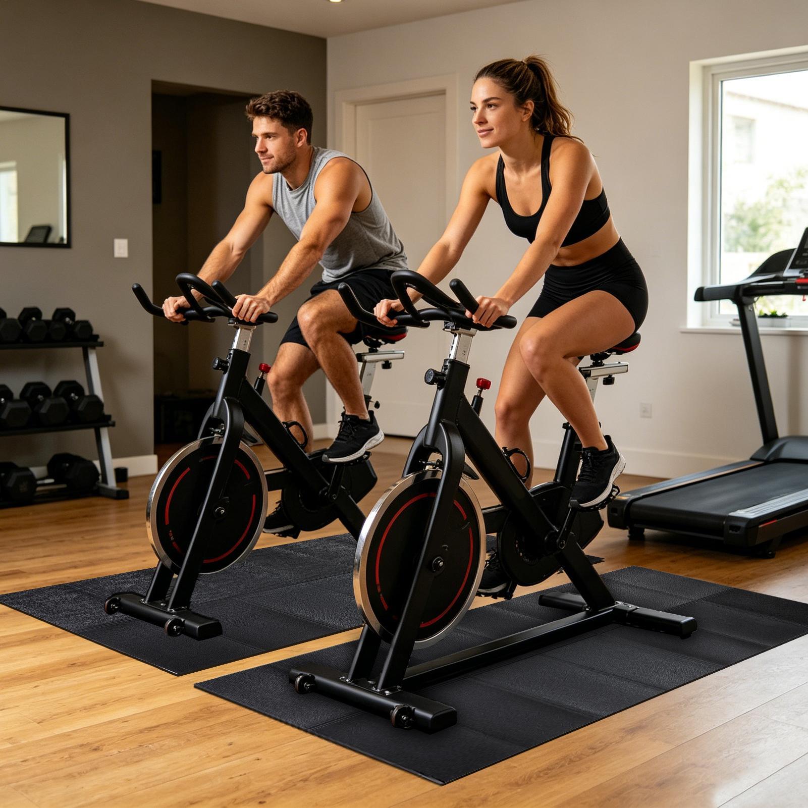 แผ่นรองใต้ลู่วิ่งไฟฟ้าแบบหนาพิ - Home Gym Leg บทวิจารณ์และราคา